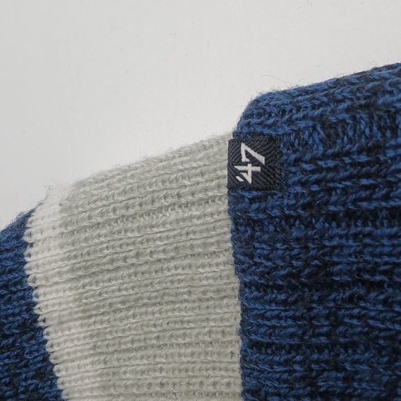 Dallas Cowboys Blue and Gray Pom Beanie - Picture 2 of 4